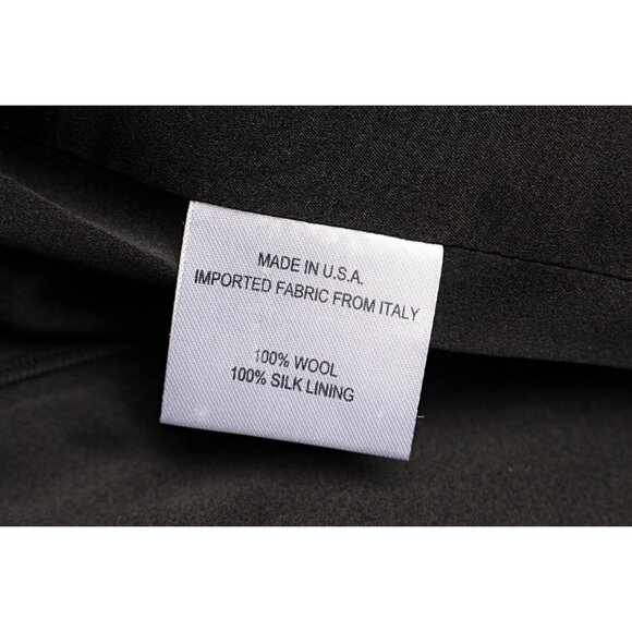 Olivine Gabbro - Sleeveless Wool Sheath Dress with Silk Organza Accents, size 4 - Picture 13 of 15